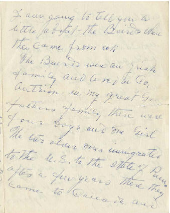 <I>Baird:</I> Family History, letter from George A. Baird to Melvin Dale Stewart and Velma May Fox Stewart