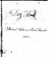 <I>Fox</I>: Fox and Bessonett brickmaking business daybook #1, Natchez, Mississippi, 1838