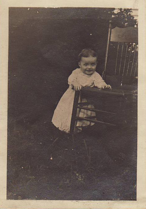 <I>Stewart:</I> Esther Flora Stewart as a baby, Columbus Township, Michigan, 1916